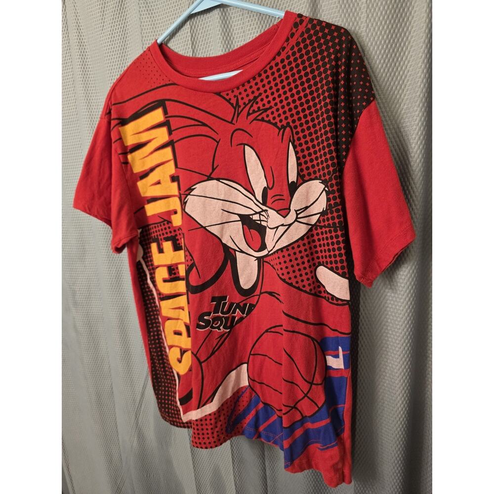 Looney Tunes Space Jam Tune Squad Bugs Bunny Medium T-Shirt Red